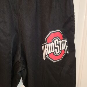 Ohio State Buckeyes Varsity OSU Warm Up Fleece Pants Medium Side Slit Pockets